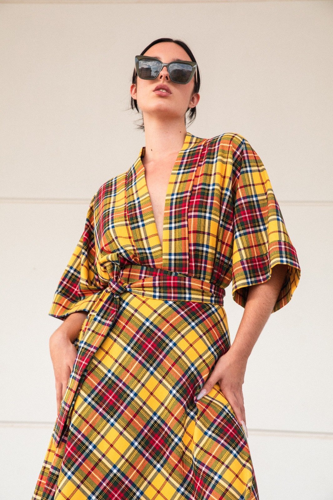 Kimono Camisero Tartán