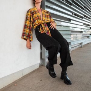 Kimono Corto Tartán