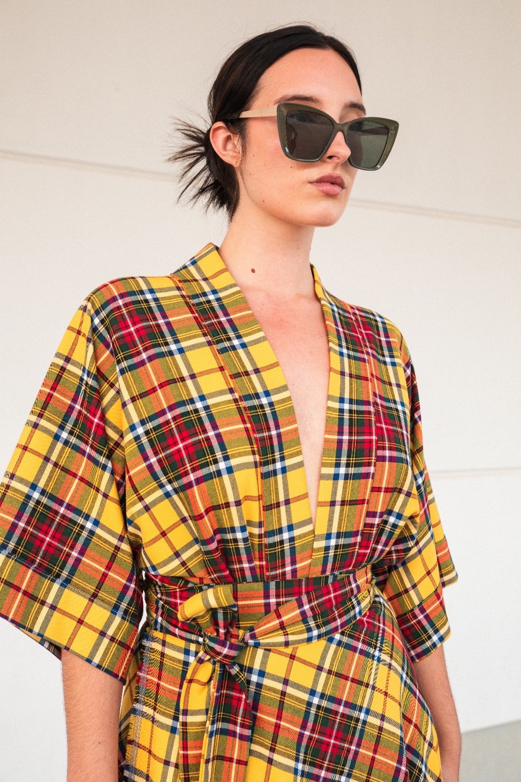 Kimono Camisero Tartán - Imagen 3