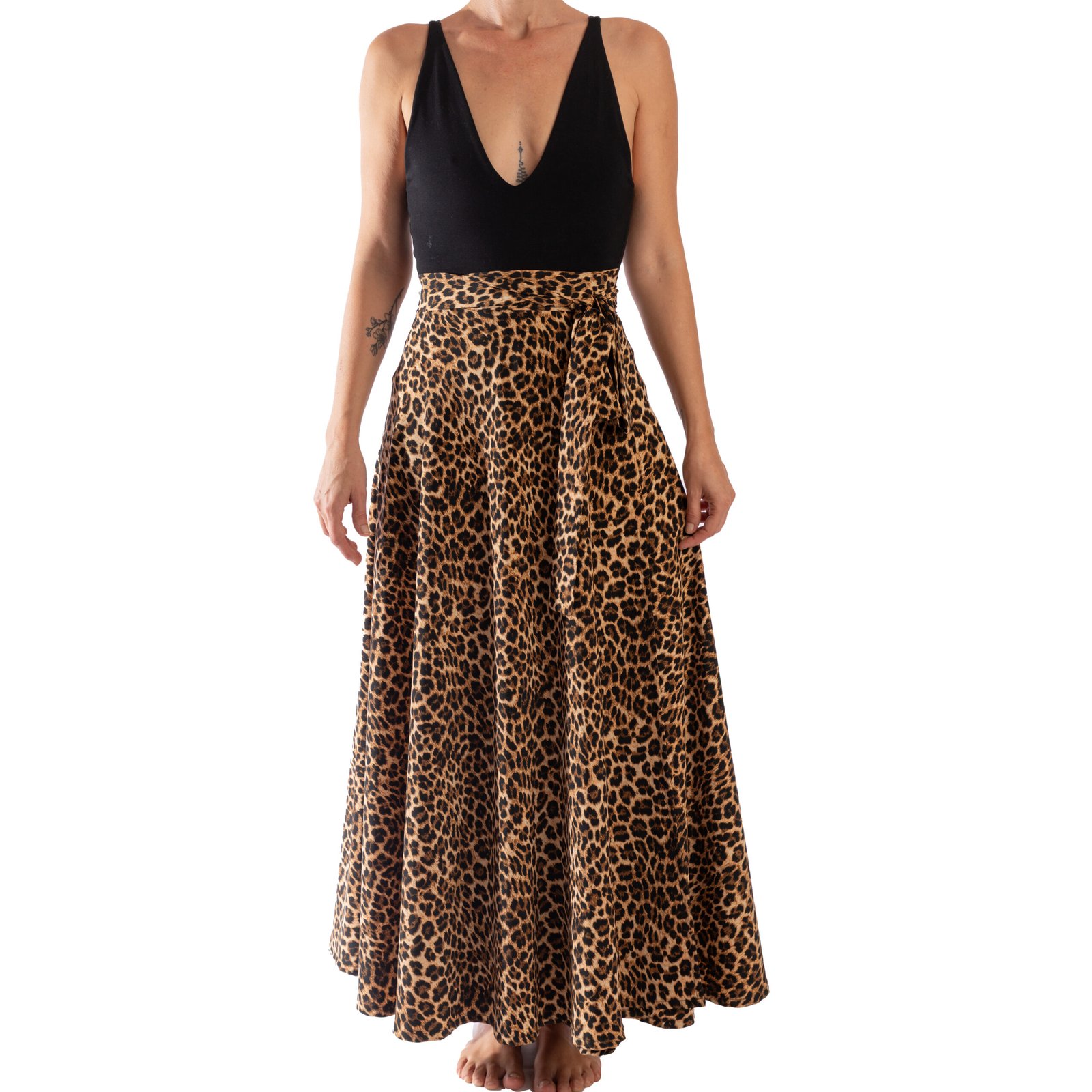 Falda larga leopardo - Imagen 2