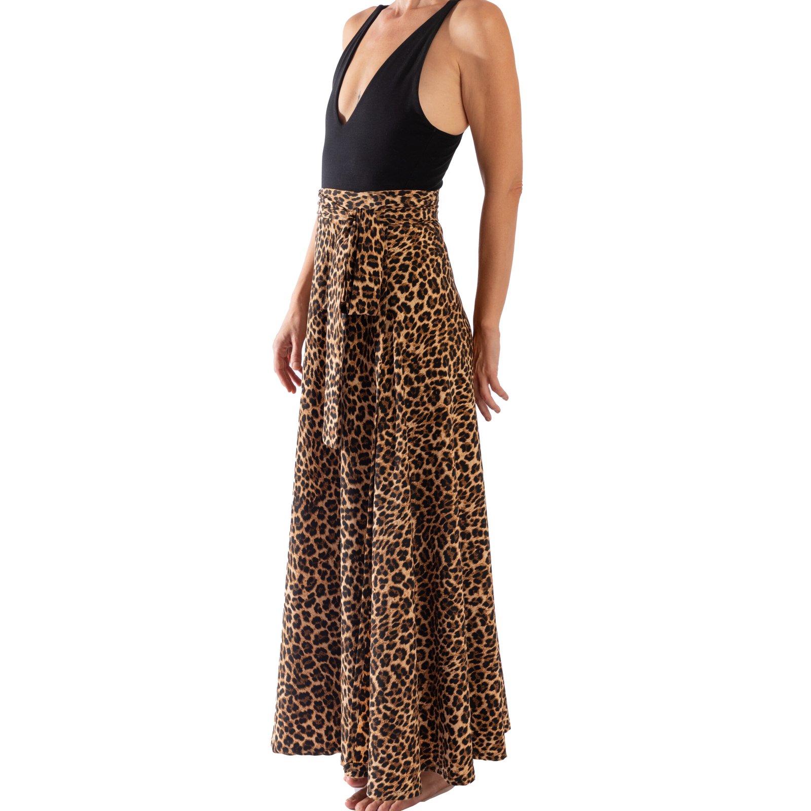 Falda larga leopardo - Imagen 3