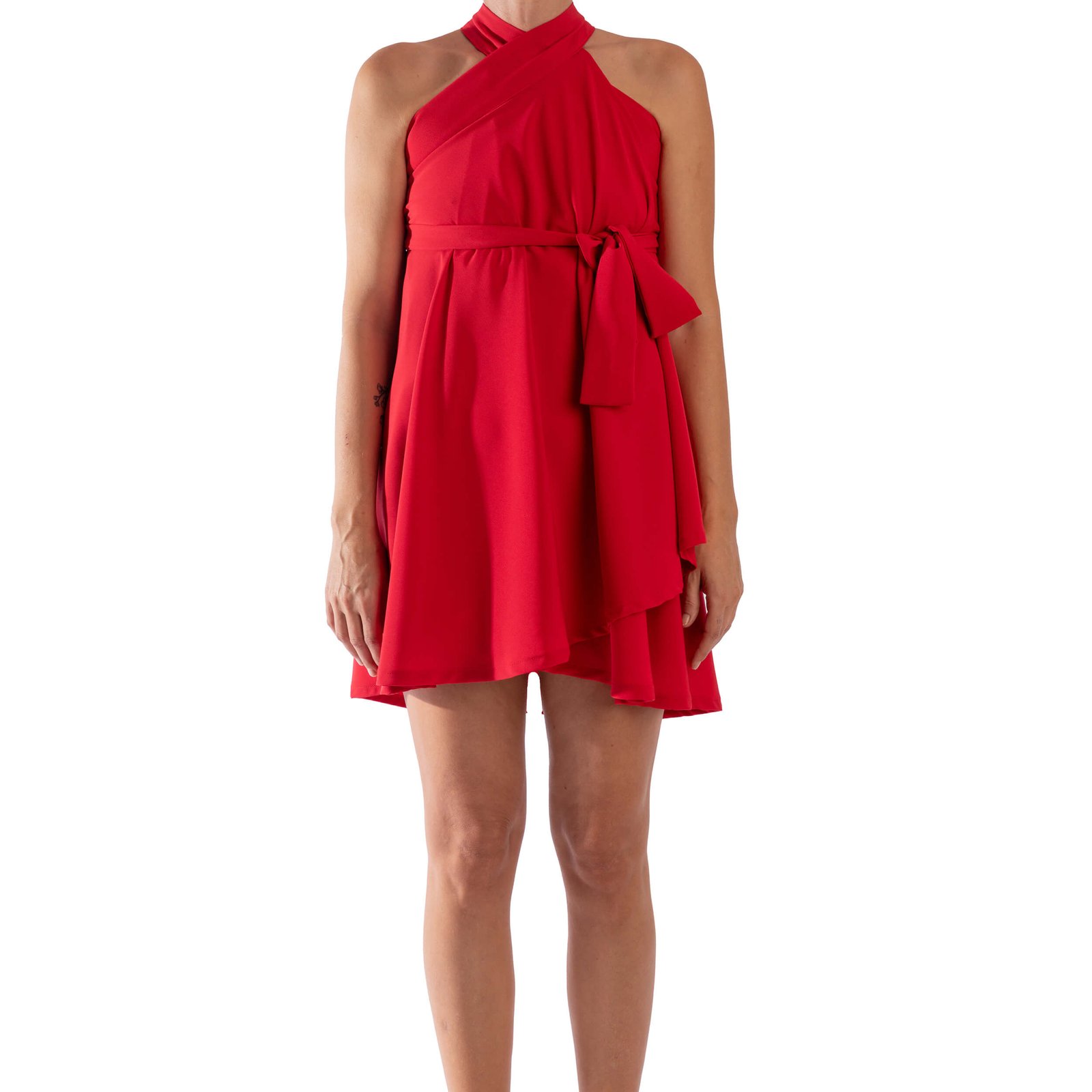 Falda midi roja - Imagen 4