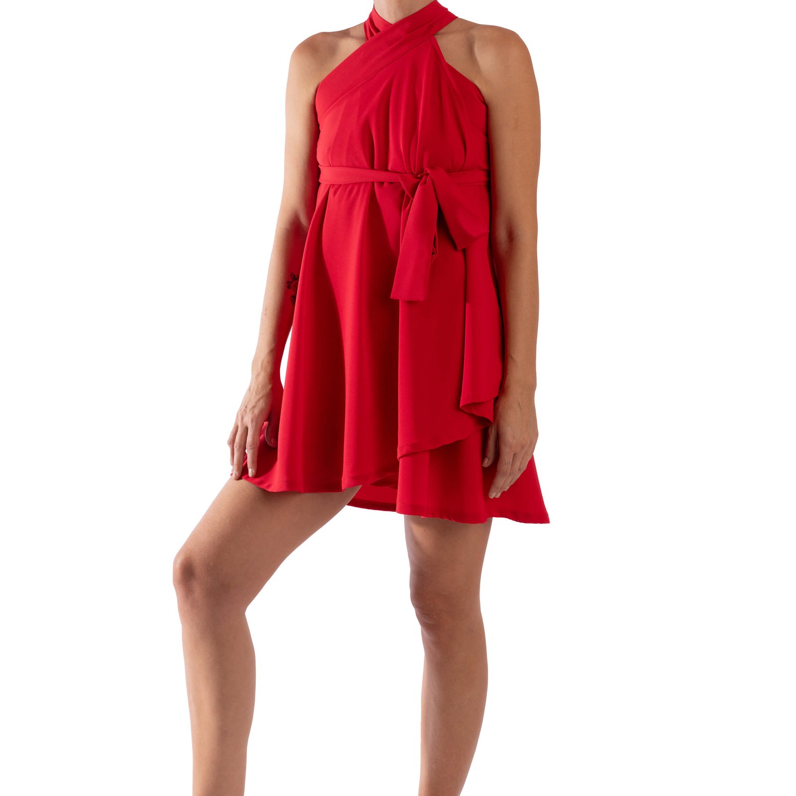 Falda midi roja - Imagen 3