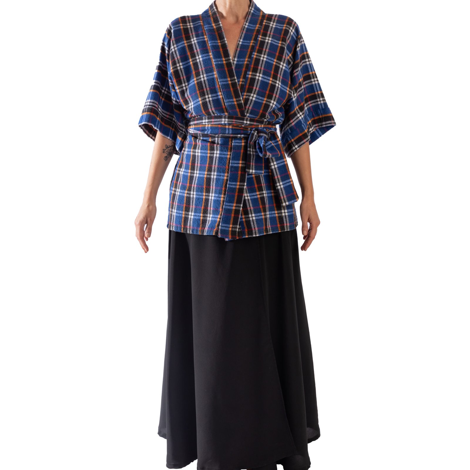 Kimono mouflon camisero azul - Imagen 2