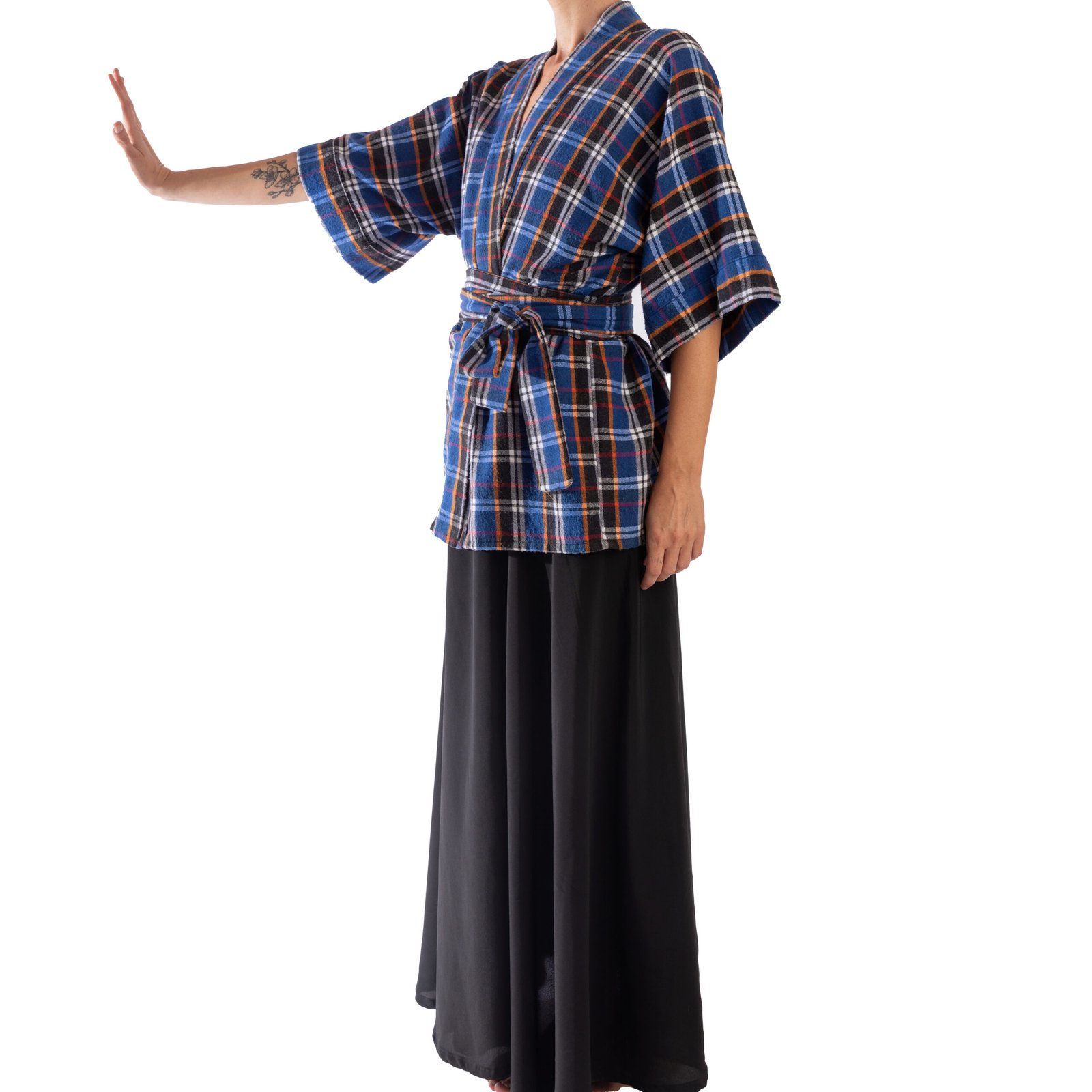 Kimono mouflon camisero azul