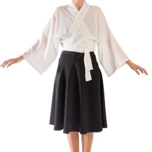 Kimono corto blanco
