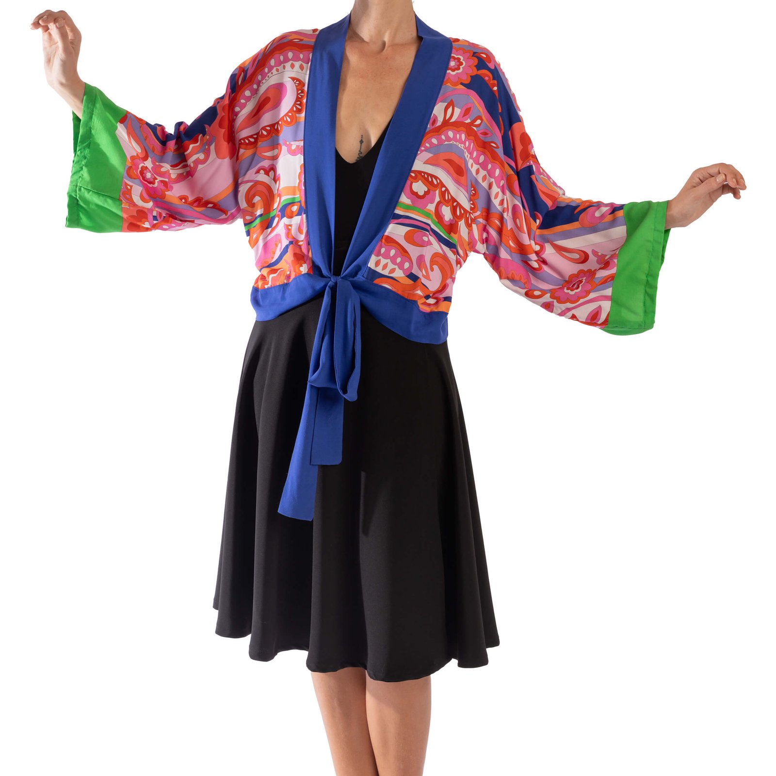 Kimono corto paisley - Imagen 4