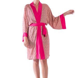Kimono medio rosa