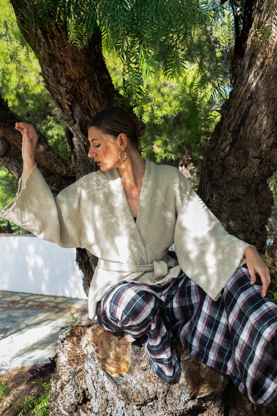 Kimono Camisero Lana - Imagen 3